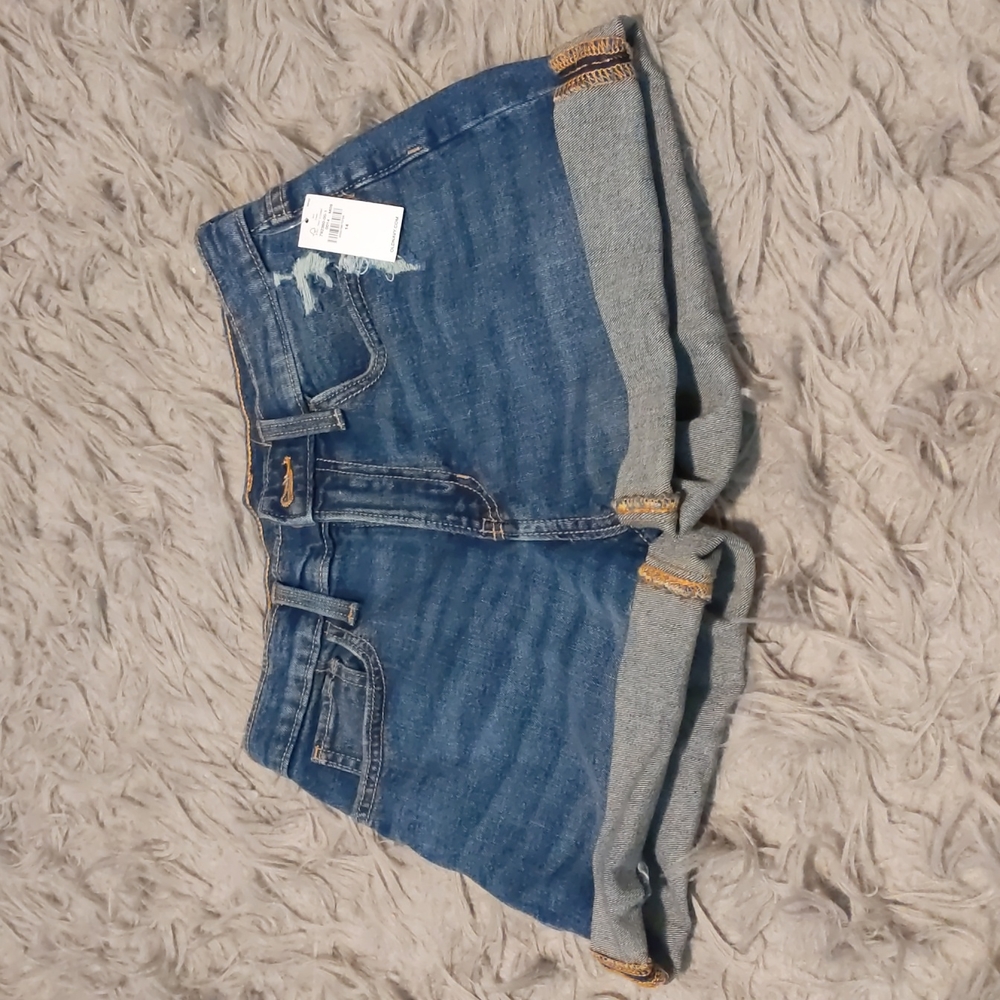 New With Tags Girls Kids Juniors Blue Old Navy Demon Distressed Shorts